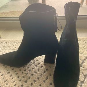 New Zara Heeled Ankle Boots